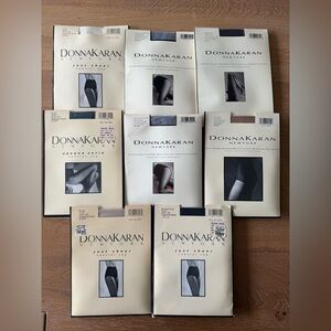 Lot Of 8 Vintage 90’s Donna Karan Tights Stockings